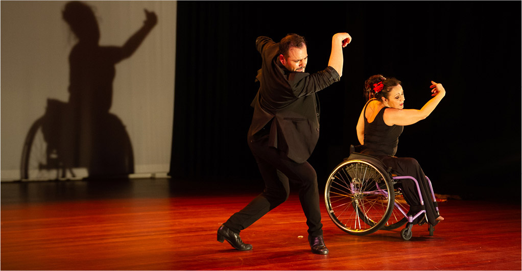 A Flamenco Performance on the stage of Zayed Theater at Sorbonne Abu Dhabi