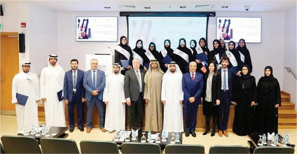 Abu Dhabi Sorbonne University celebrated the graduation of the 2nd  batch of Professional Certificate in Archives and Records Management