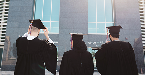 Cérémonie de diplomation virtuelle organisée par Sorbonne Université Abu Dhabi et les Archives nationales pour la quatrième promotion du Certificat professionnel en archivistique et records management