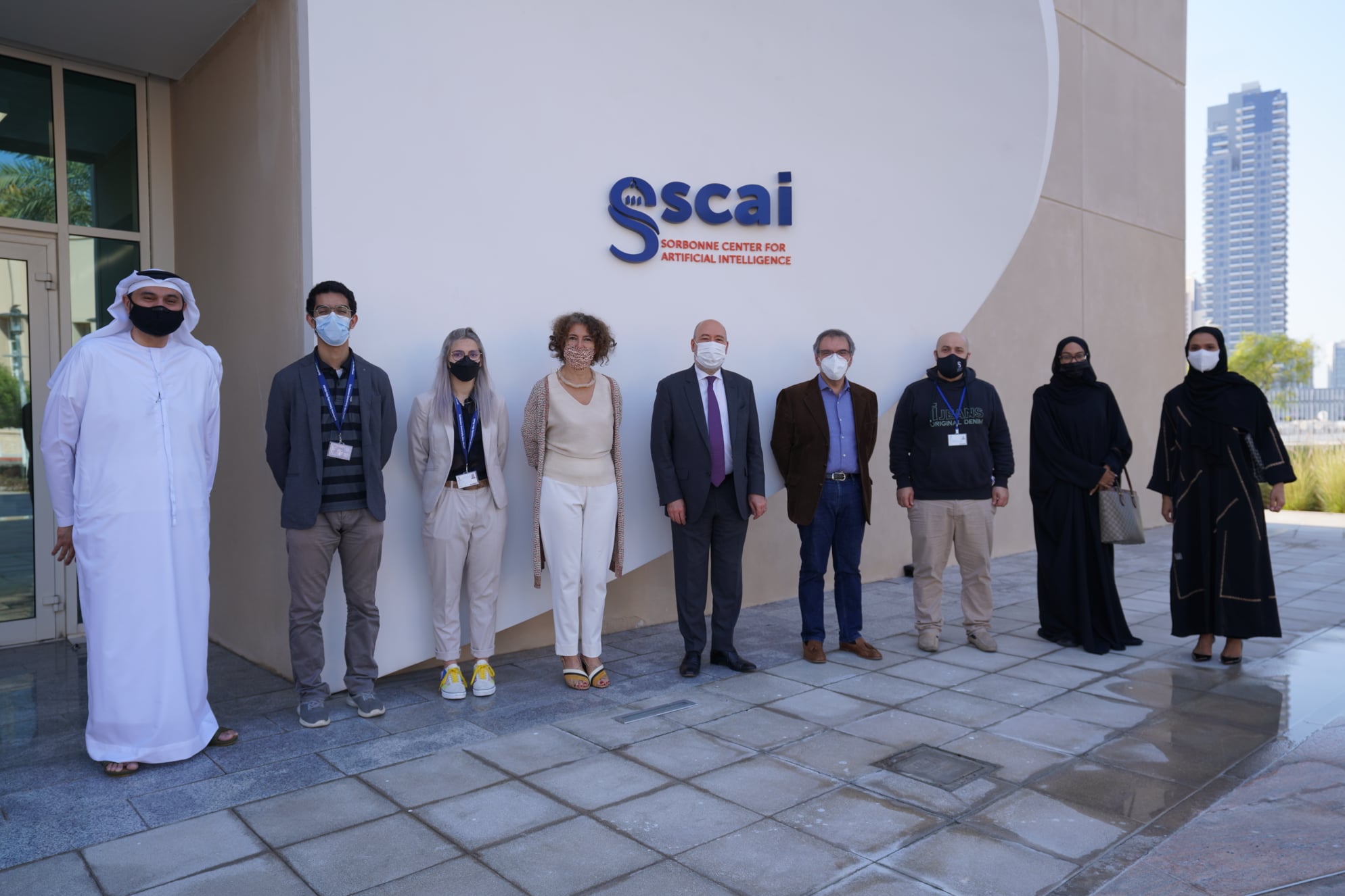 Le Président de Total Engegies, accompagné d’une délégation, visite le SCAI