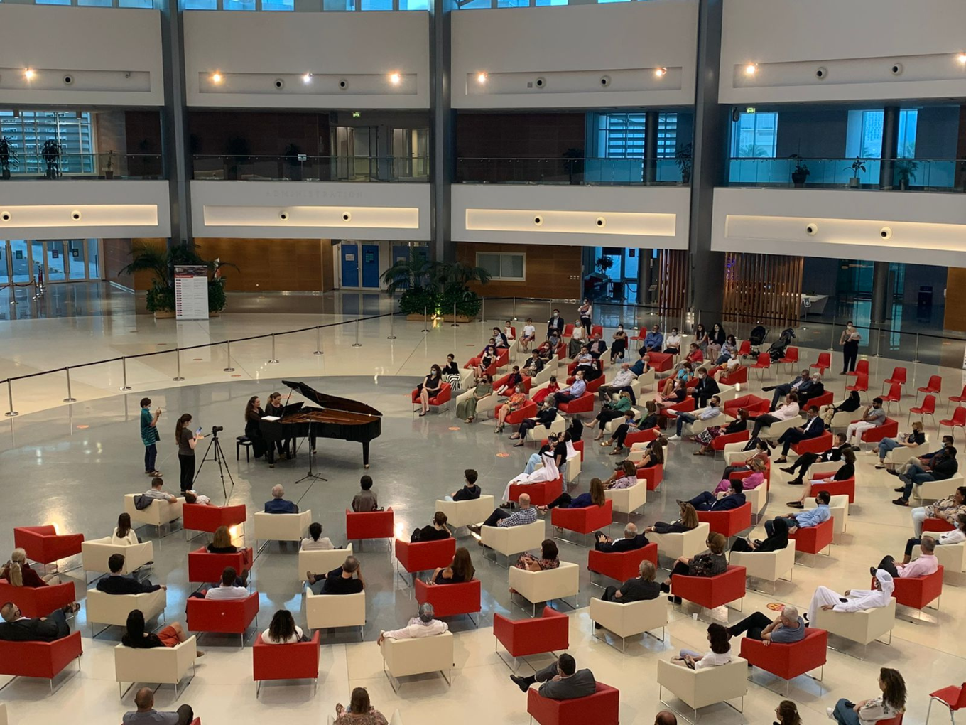 Un concert de piano fascinant à Sorbonne Université Abu Dhabi